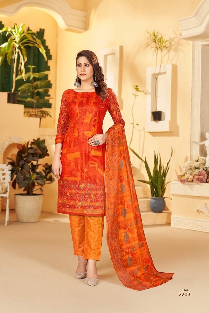 Sc 3 Star Vol 22 Wholesale Cotton Dress Material