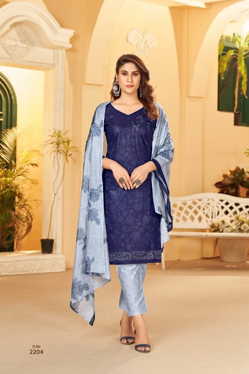 Sc 3 Star Vol 22 Wholesale Cotton Dress Material