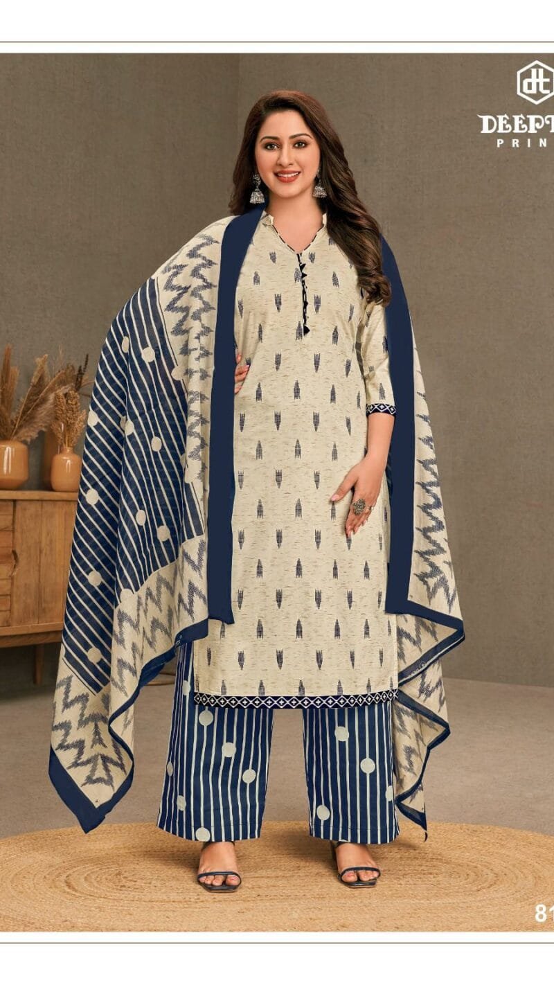 Deeptex Miss India Vol 81 Wholesale Cotton Dress Material