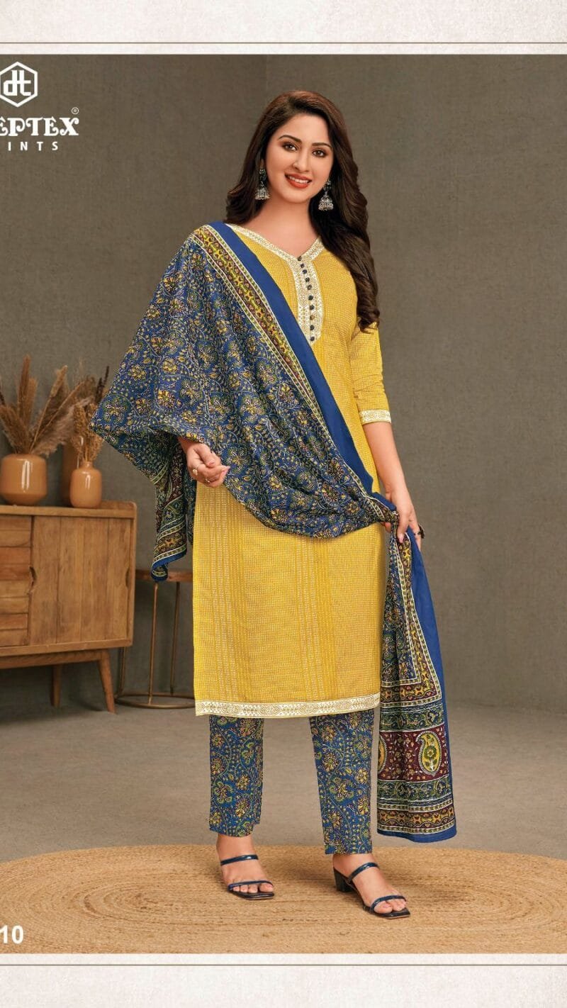 Deeptex Miss India Vol 81 Wholesale Cotton Dress Material