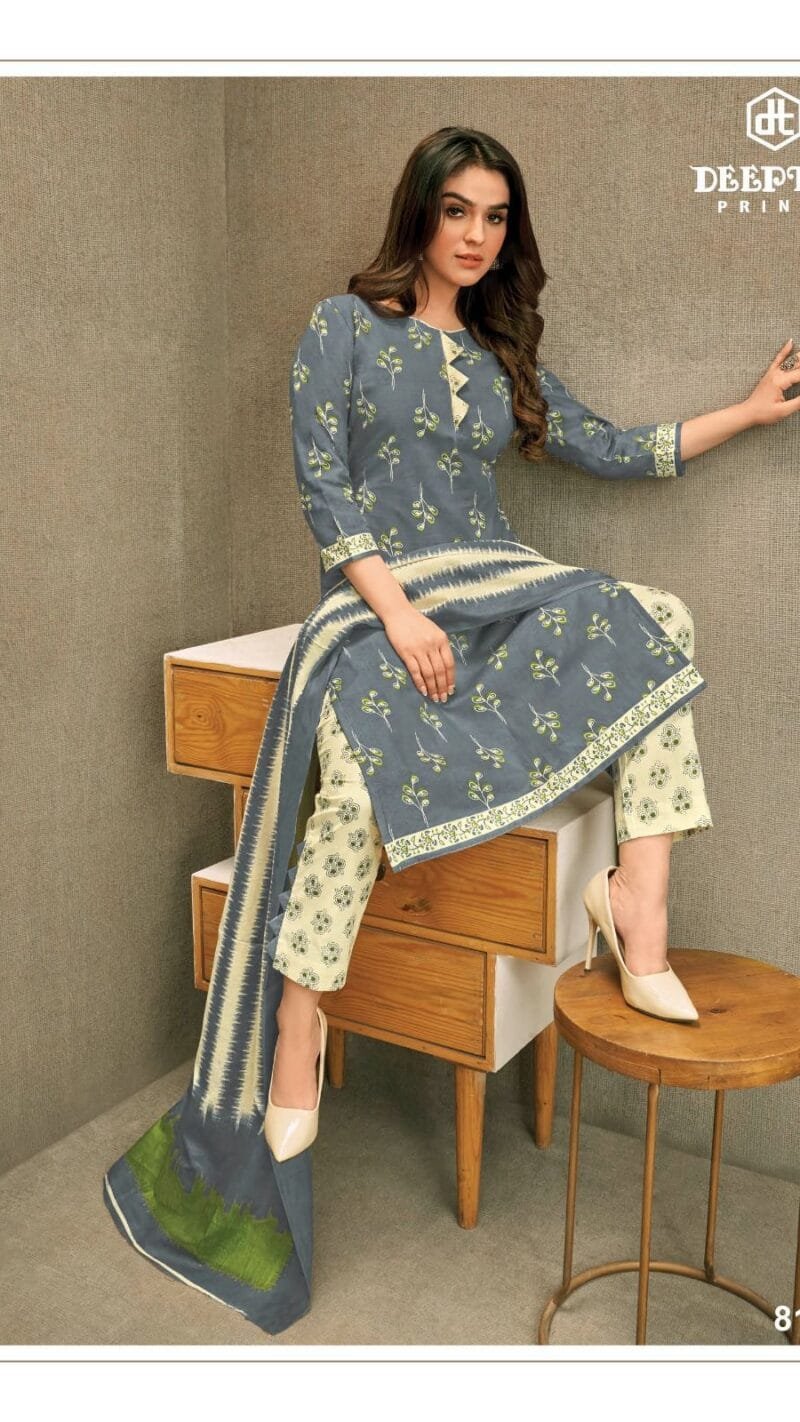 Deeptex Miss India Vol 81 Wholesale Cotton Dress Material