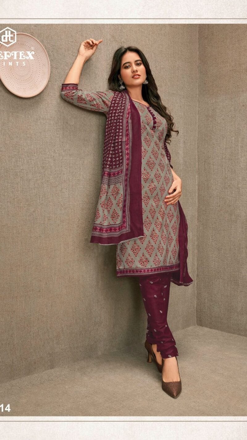 Deeptex Miss India Vol 81 Wholesale Cotton Dress Material