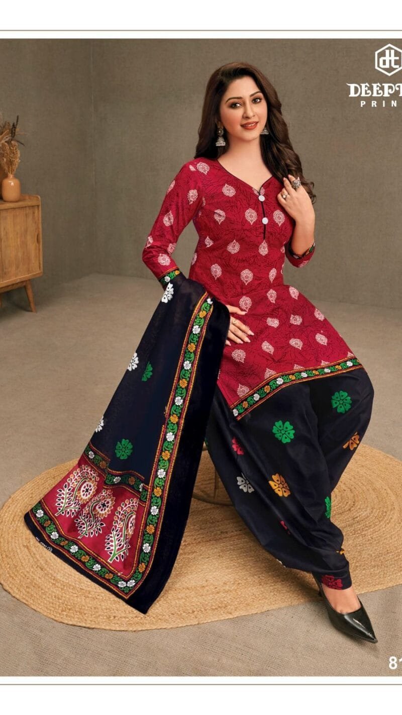 Deeptex Miss India Vol 81 Wholesale Cotton Dress Material