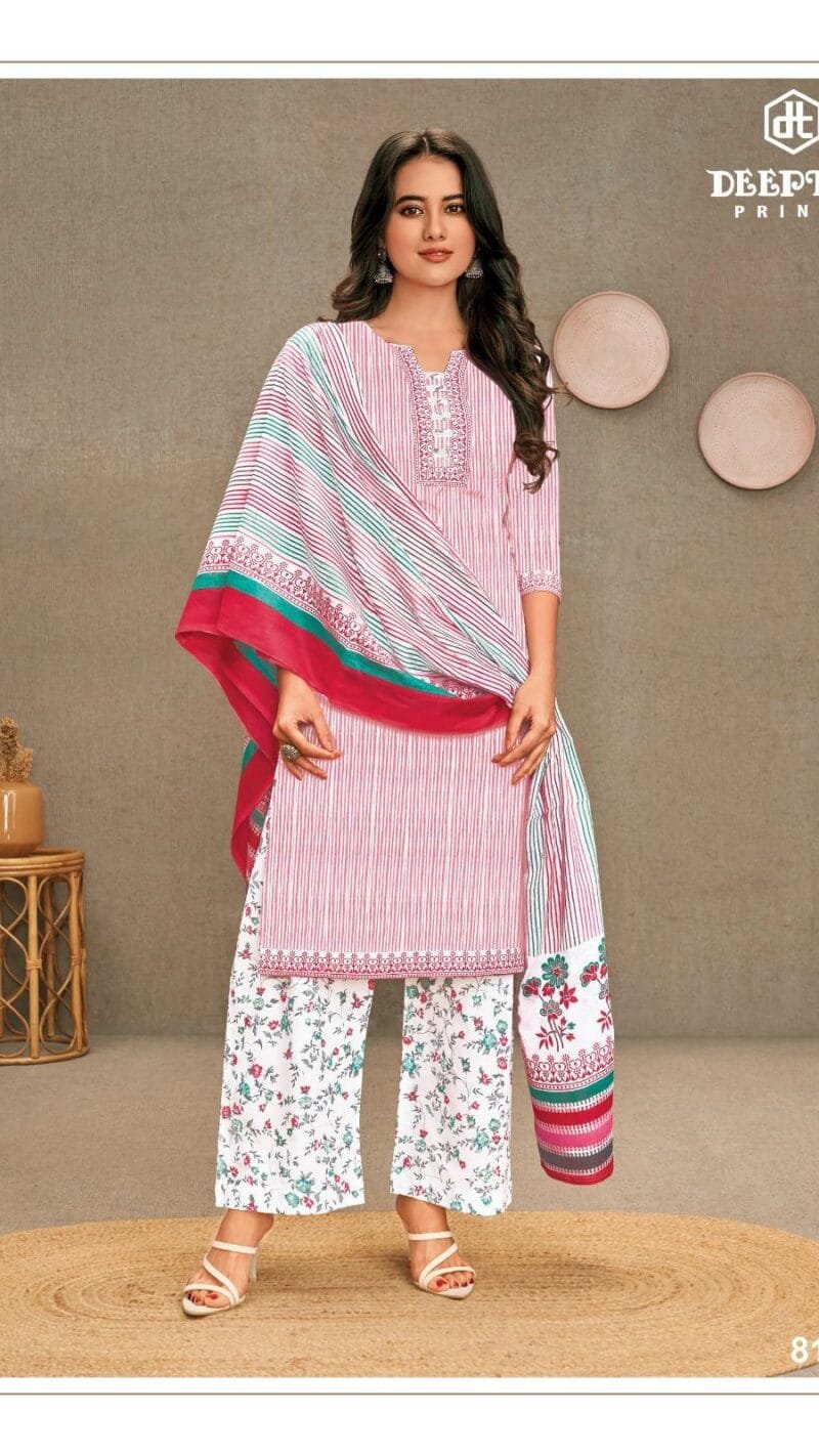 Deeptex Miss India Vol 81 Wholesale Cotton Dress Material