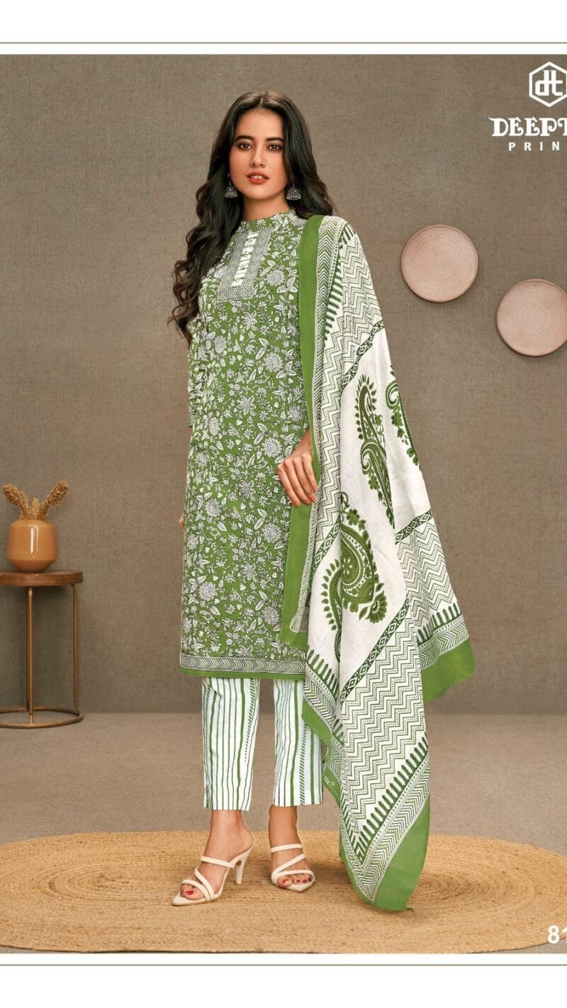 Deeptex Miss India Vol 81 Wholesale Cotton Dress Material