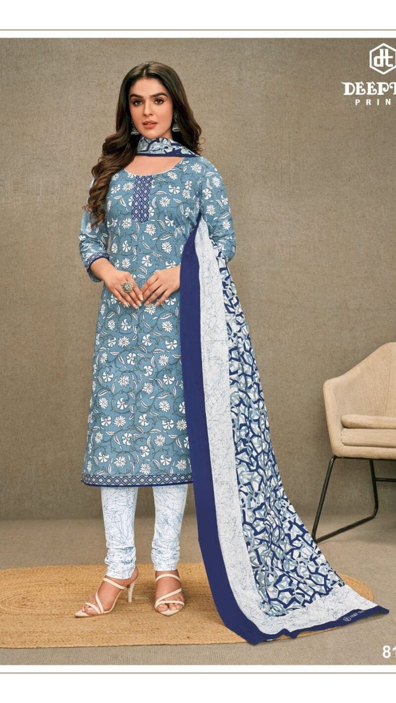Deeptex Miss India Vol 81 Wholesale Cotton Dress Material