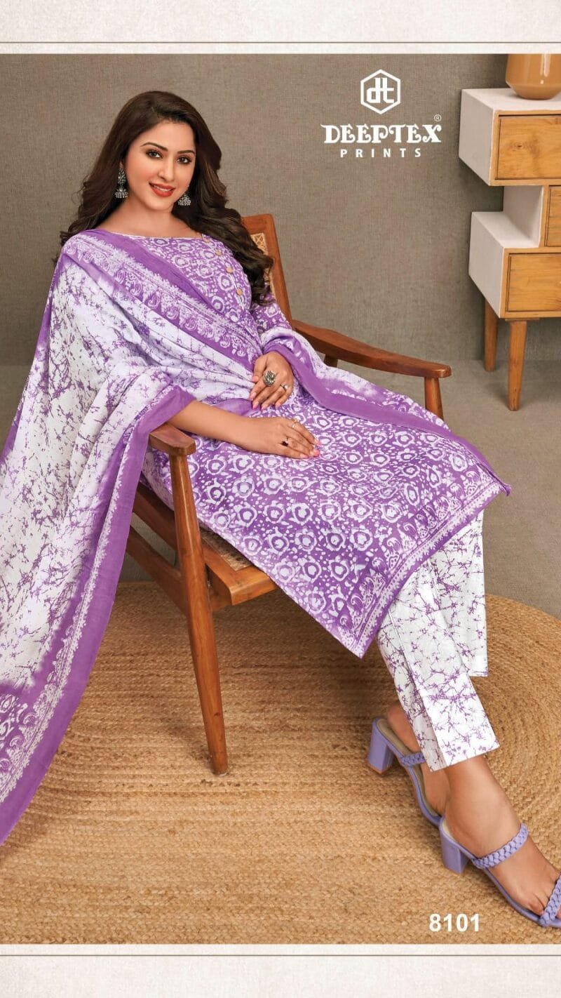 Deeptex Miss India Vol 81 Wholesale Cotton Dress Material