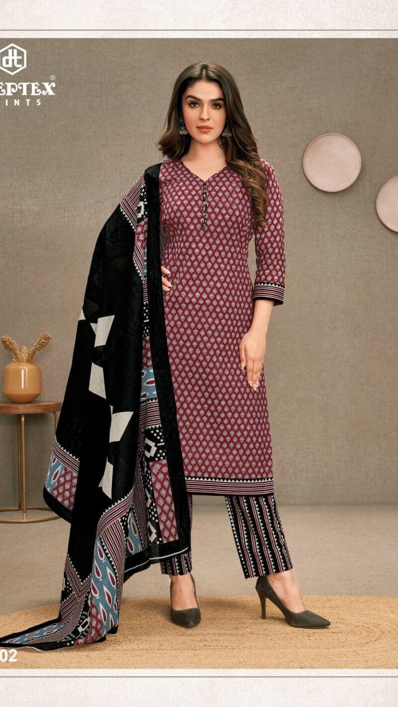 Deeptex Miss India Vol 81 Wholesale Cotton Dress Material