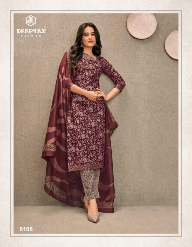 Deeptex Miss India Vol 81 Wholesale Cotton Dress Material