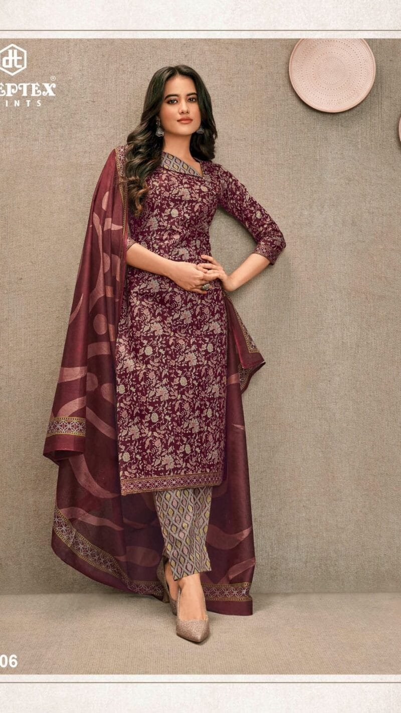 Deeptex Miss India Vol 81 Wholesale Cotton Dress Material