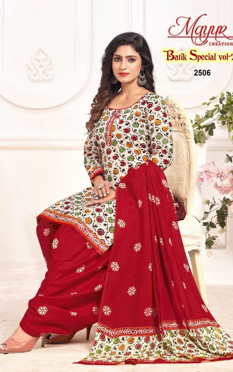 Mayur Batik Special Vol 25 Wholesale Cotton Dress Material