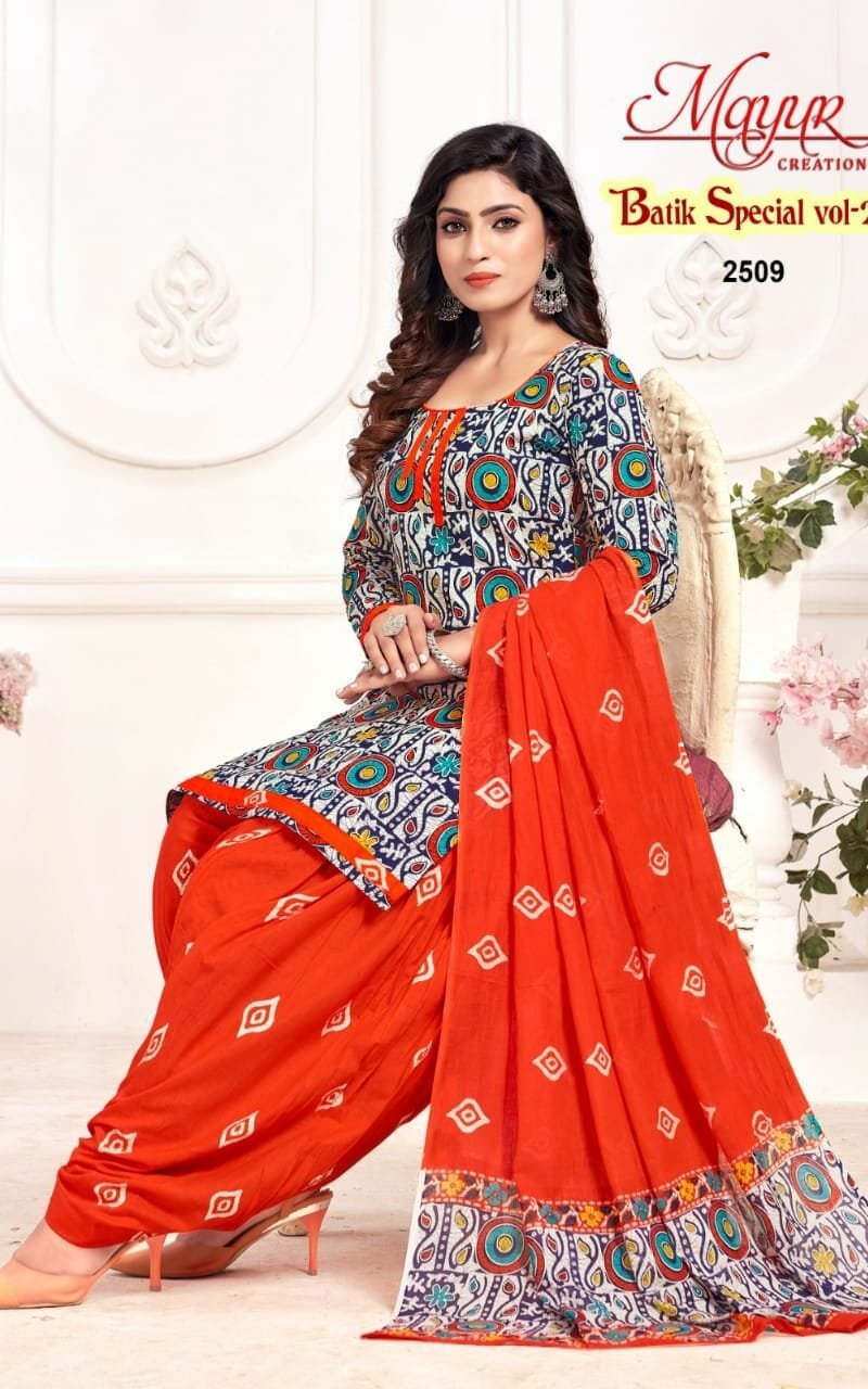 Mayur Batik Special Vol 25 Wholesale Cotton Dress Material