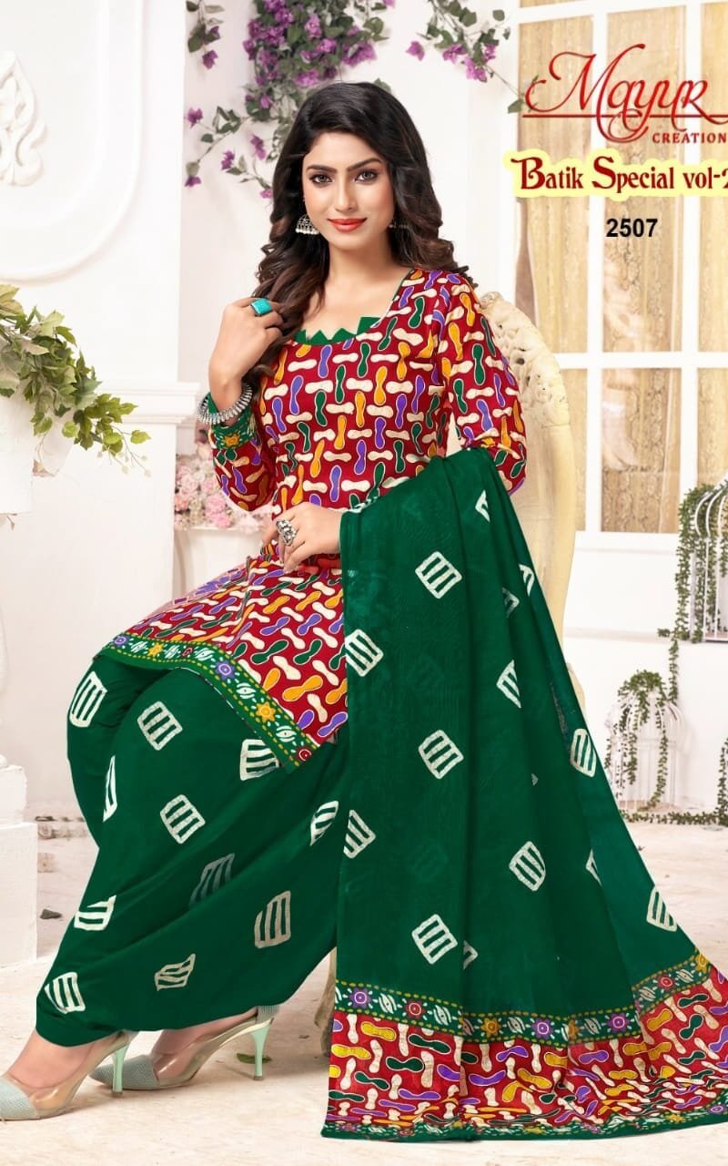 Mayur Batik Special Vol 25 Wholesale Cotton Dress Material