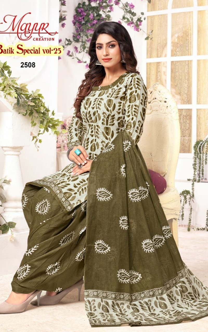 Mayur Batik Special Vol 25 Wholesale Cotton Dress Material