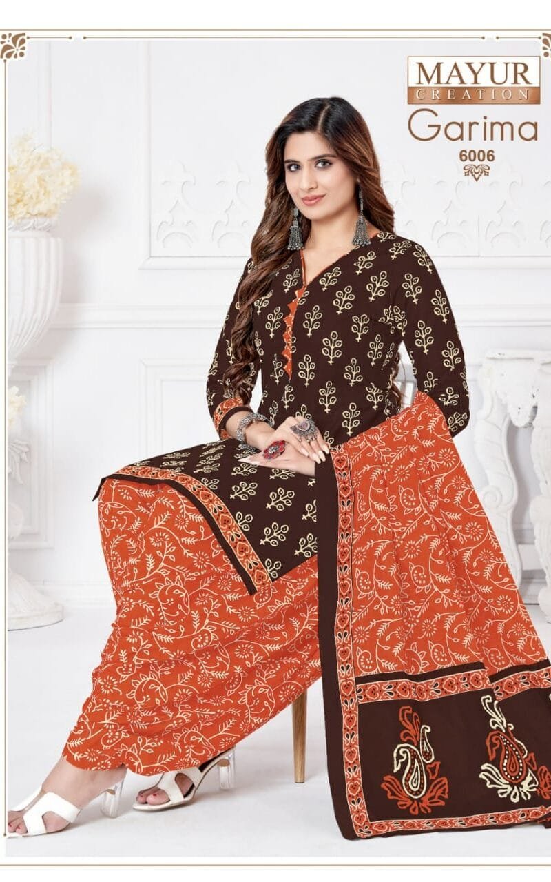 Mayur Garima Vol 6 Wholesale Cotton Dress Material