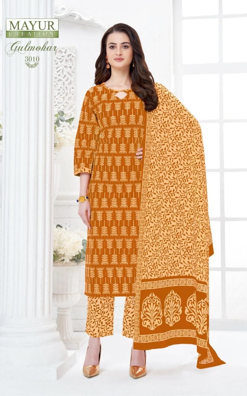 Mayur Gulmohar Vol 3 Wholesale Cotton Readymade Suits