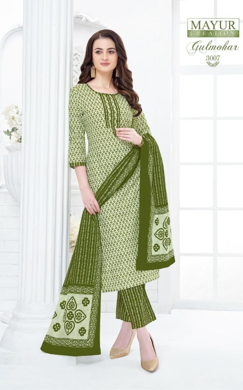 Mayur Gulmohar Vol 3 Wholesale Cotton Readymade Suits