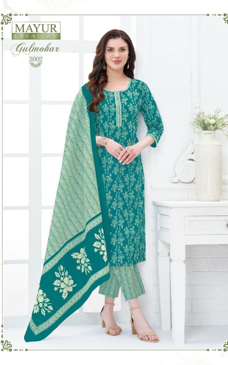 Mayur Gulmohar Vol 3 Wholesale Cotton Readymade Suits