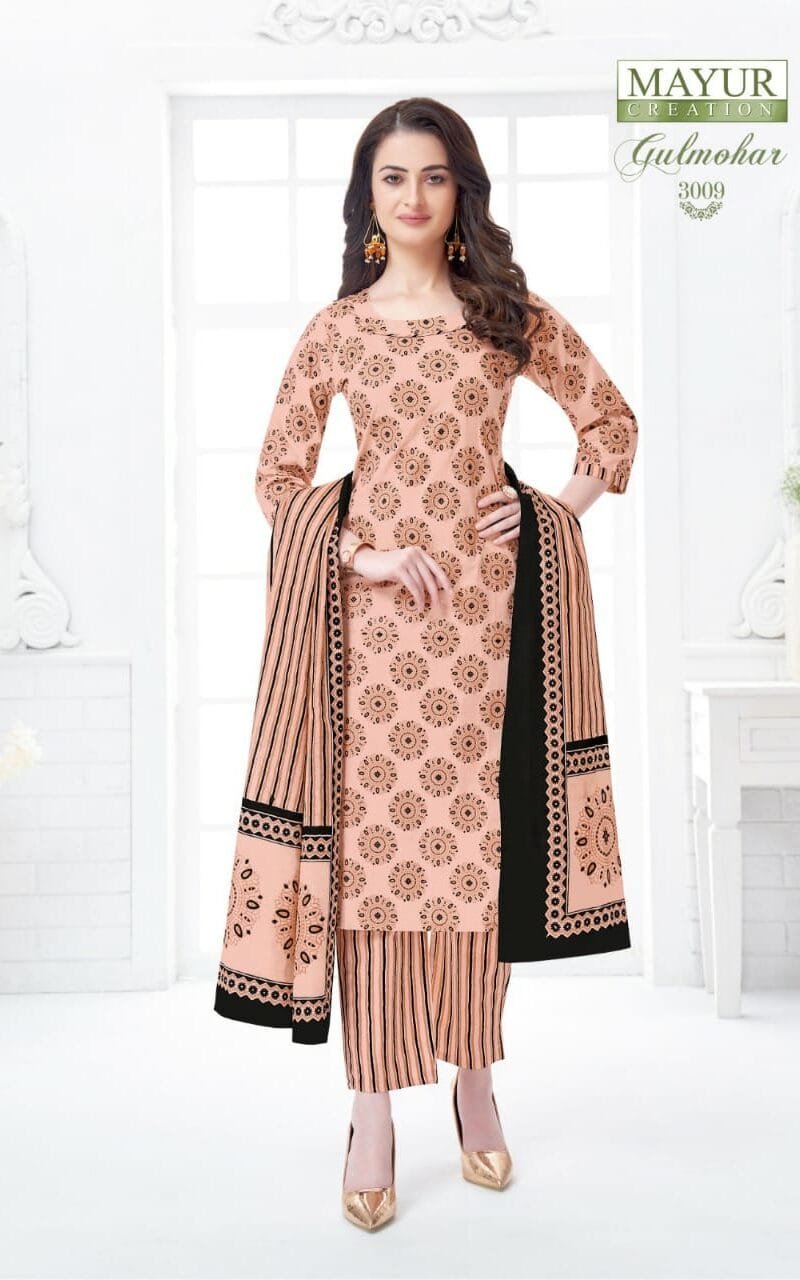 Mayur Gulmohar Vol 3 Wholesale Cotton Readymade Suits