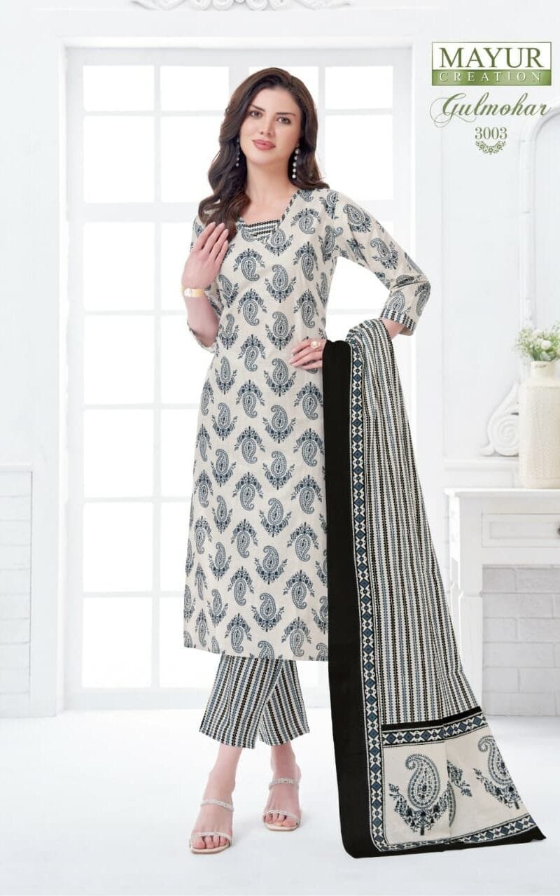 Mayur Gulmohar Vol 3 Wholesale Cotton Readymade Suits