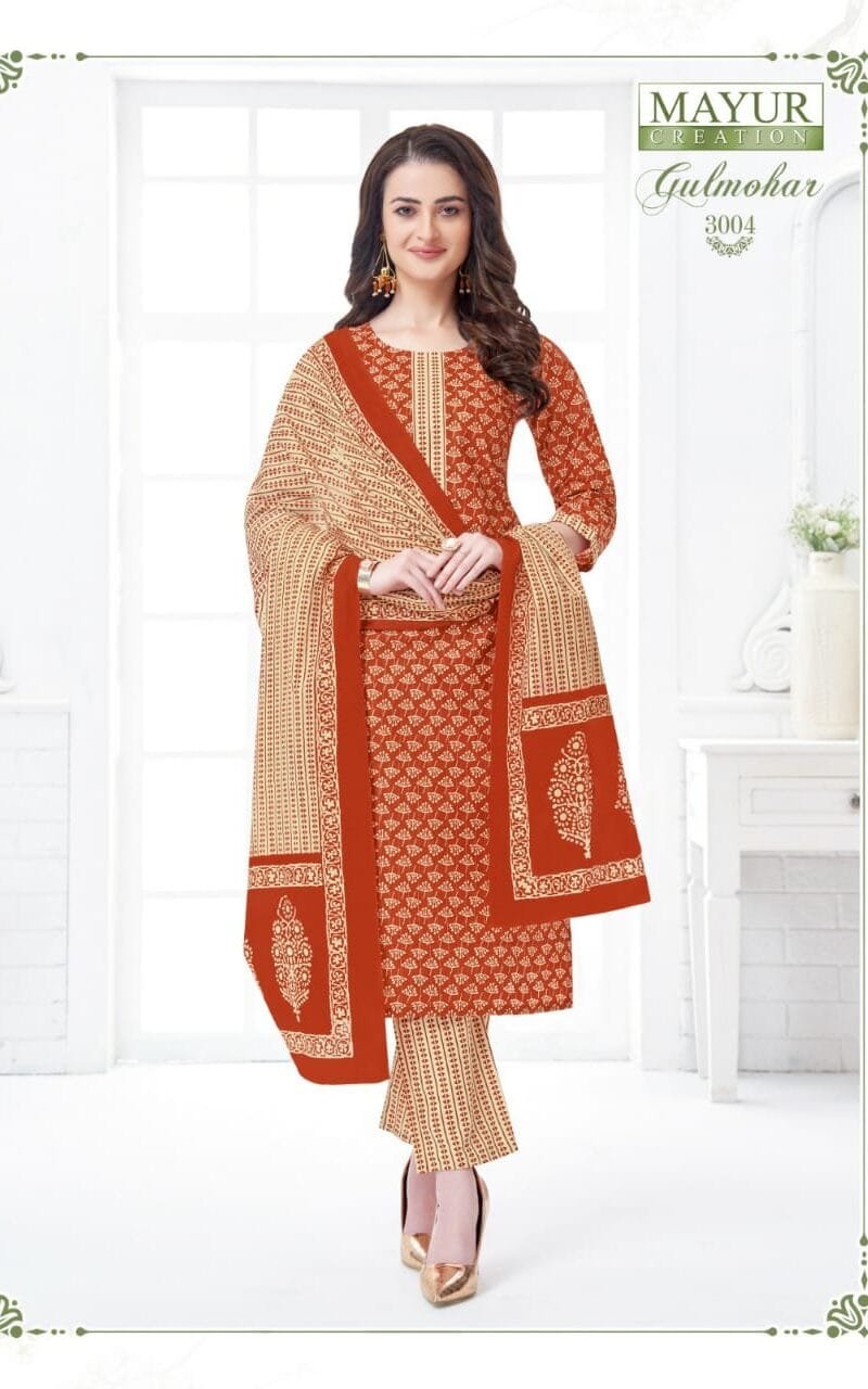 Mayur Gulmohar Vol 3 Wholesale Cotton Readymade Suits