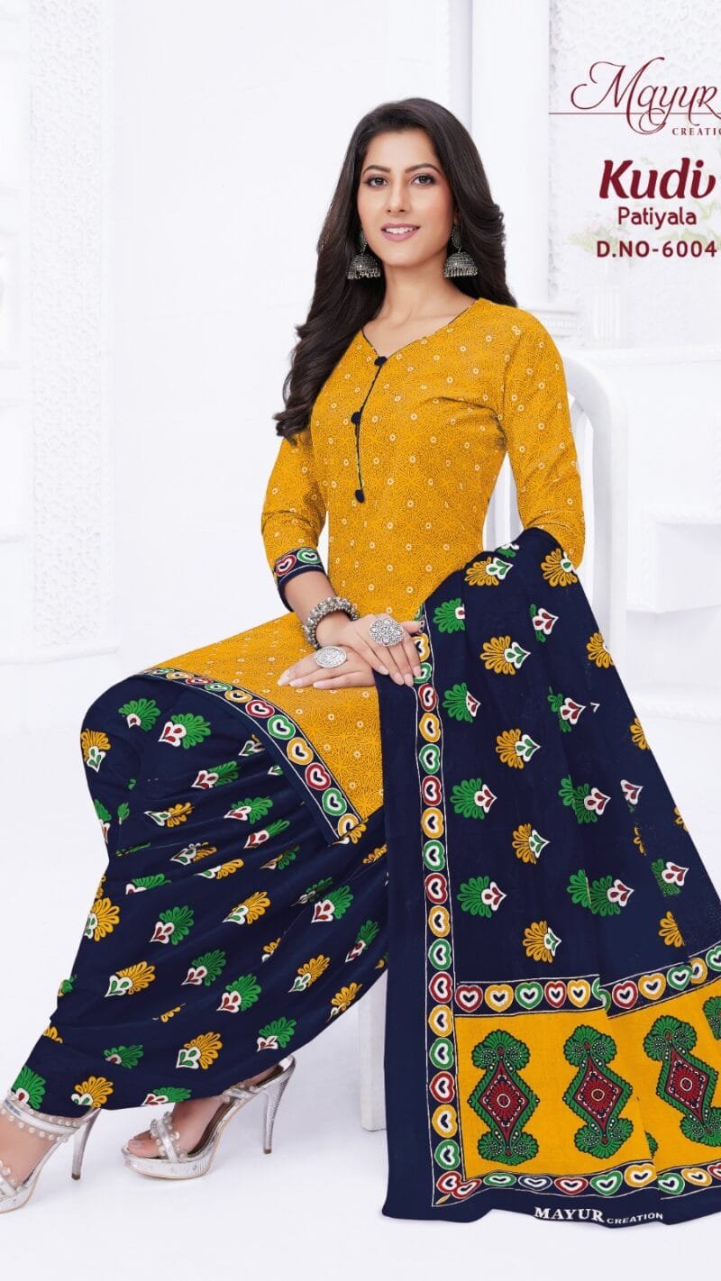 Mayur Kudi Patiyala Vol 6 Wholesale Cotton Dress Material