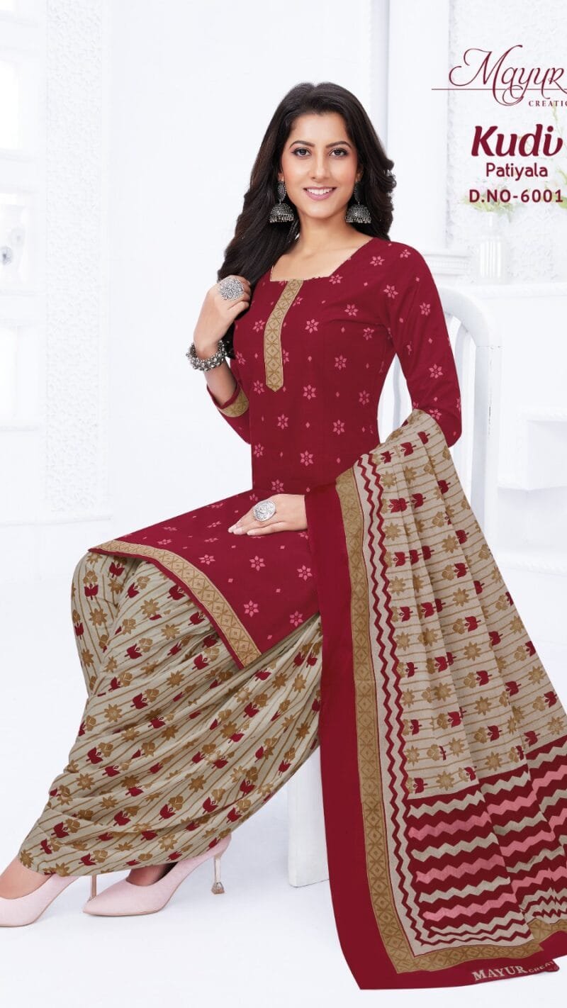 Mayur Kudi Patiyala Vol 6 Wholesale Cotton Dress Material
