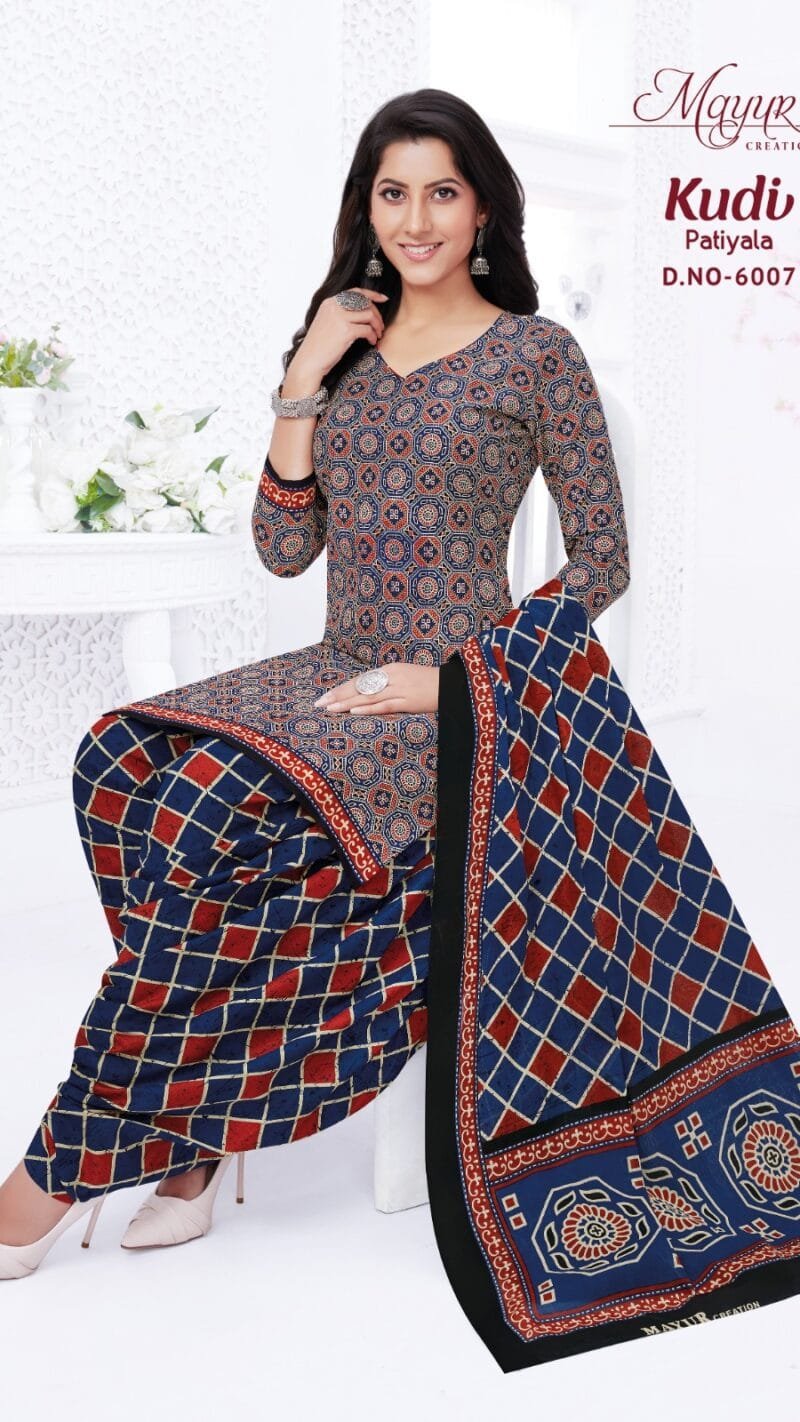 Mayur Kudi Patiyala Vol 6 Wholesale Cotton Dress Material