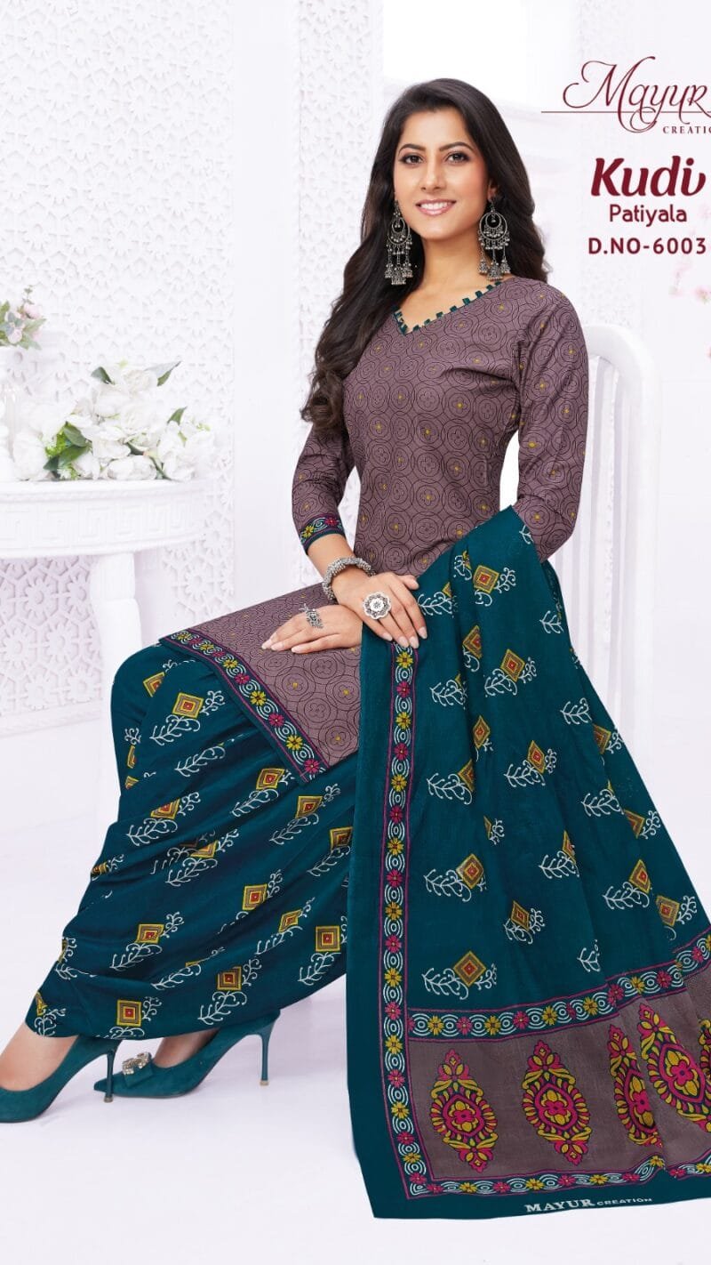 Mayur Kudi Patiyala Vol 6 Wholesale Cotton Dress Material