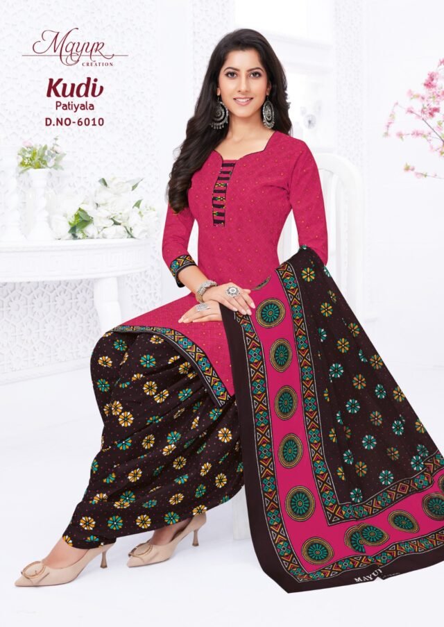 Mayur Kudi Patiyala Vol 6 Wholesale Cotton Dress Material