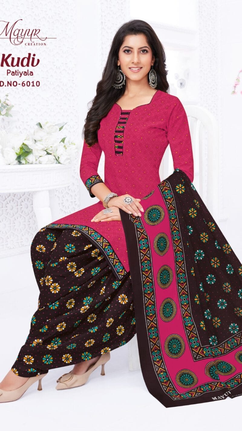 Mayur Kudi Patiyala Vol 6 Wholesale Cotton Dress Material