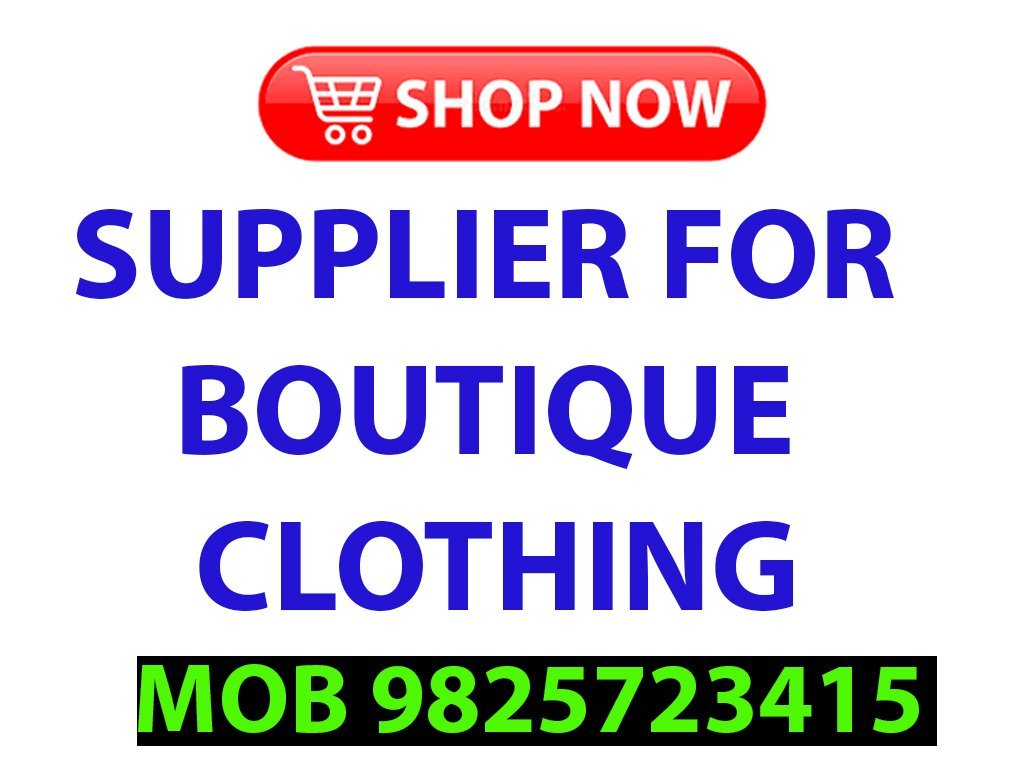 Supplier For Boutique Clothing