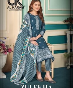 Al Karam Zulekha Wholesale Cotton Dress Material