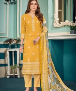 Al Karam Zulekha Wholesale Cotton Dress Material
