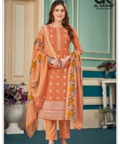 Al Karam Zulekha Wholesale Cotton Dress Material