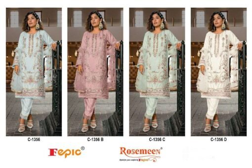 Fepic Rosemeen D No C 1356 Pakistani Salwar Suits