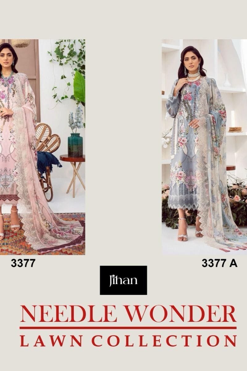 Jihan Needle Wonder Lawn Collection Clothes Wholesale Uk USA