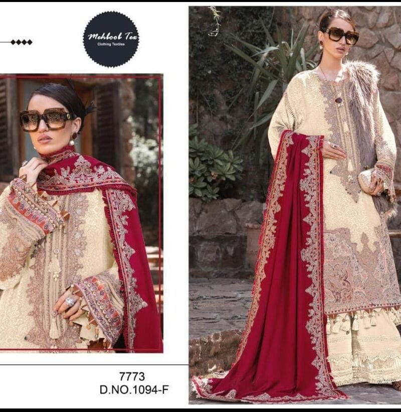 Mariab Mprint Spring Summer Mehboob Tex D No 1094 Dear Lover Wholesale Clothes USA