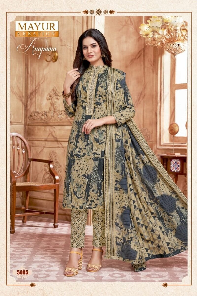 Mayur Anupama Vol 5 Wholesale Cotton Dress Material
