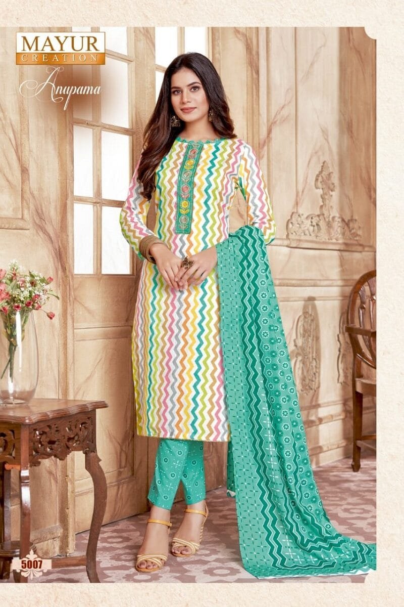 Mayur Anupama Vol 5 Wholesale Cotton Dress Material