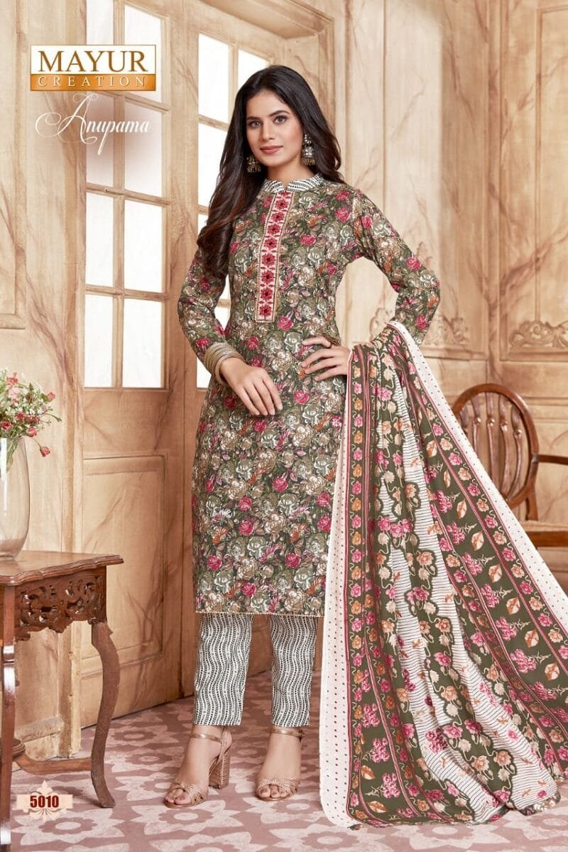 Mayur Anupama Vol 5 Wholesale Cotton Dress Material