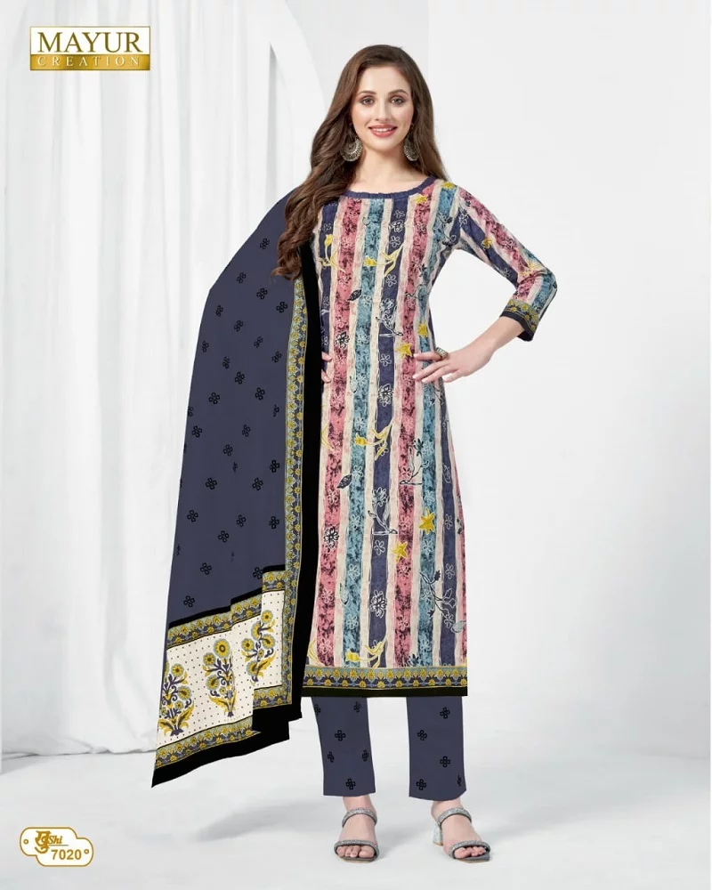 Mayur Khushi Vol 70 Wholesale Cotton Dress Material