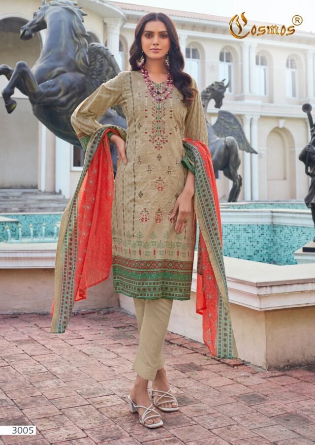 Noor Embroidered Vol 3Cosmos Fashion Best Wholesale Clothes Website USA