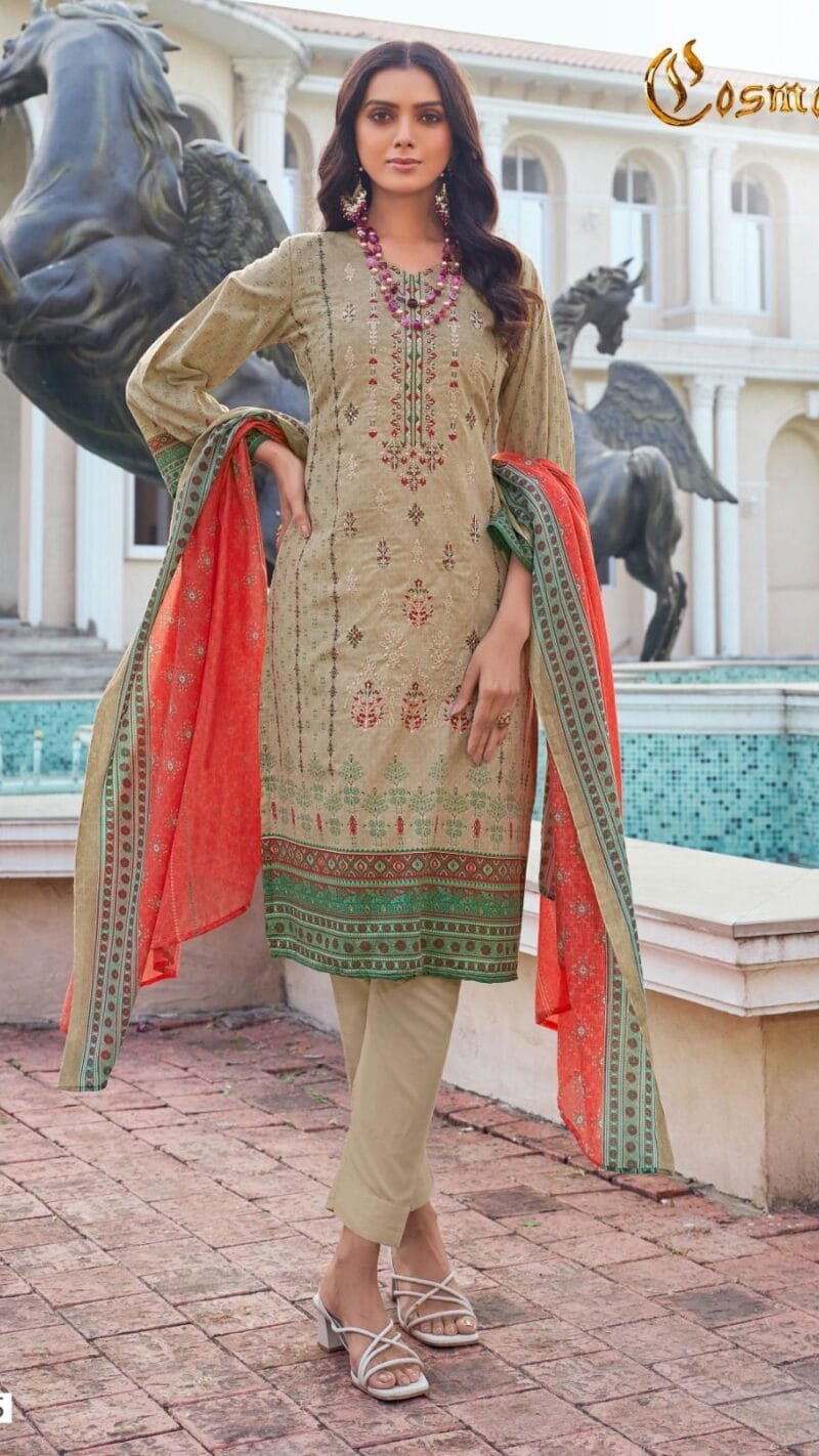 Noor Embroidered Vol 3Cosmos Fashion Best Wholesale Clothes Website USA