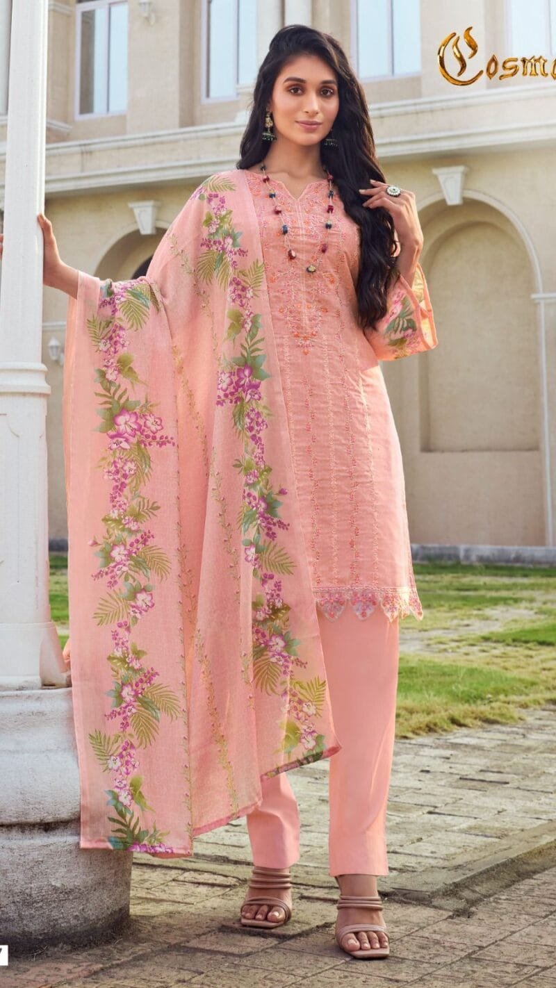 Noor Embroidered Vol 3Cosmos Fashion Best Wholesale Clothes Website USA