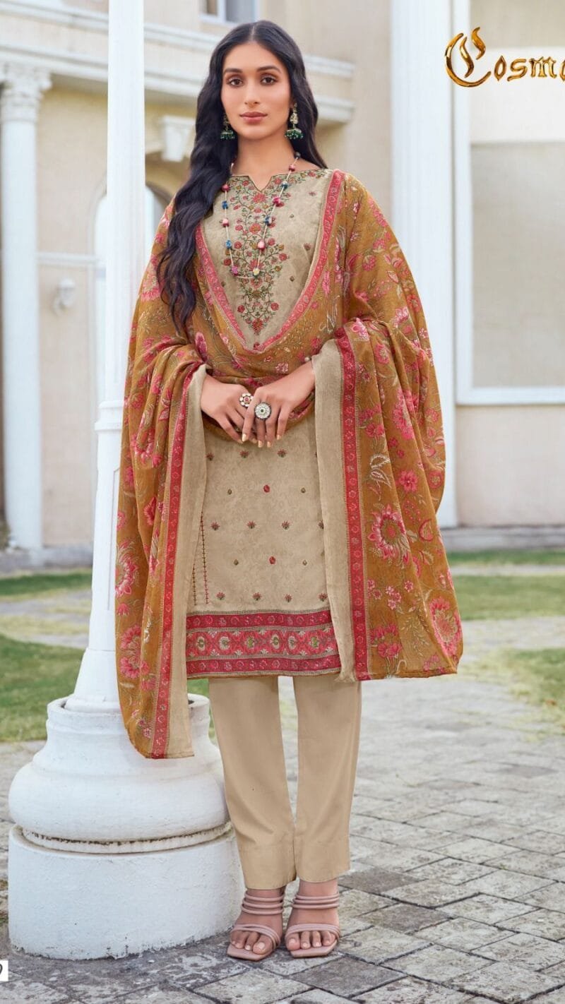 Noor Embroidered Vol 3Cosmos Fashion Best Wholesale Clothes Website USA