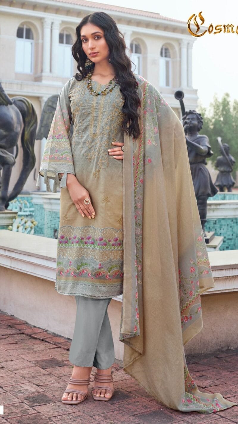 Noor Embroidered Vol 3Cosmos Fashion Best Wholesale Clothes Website USA