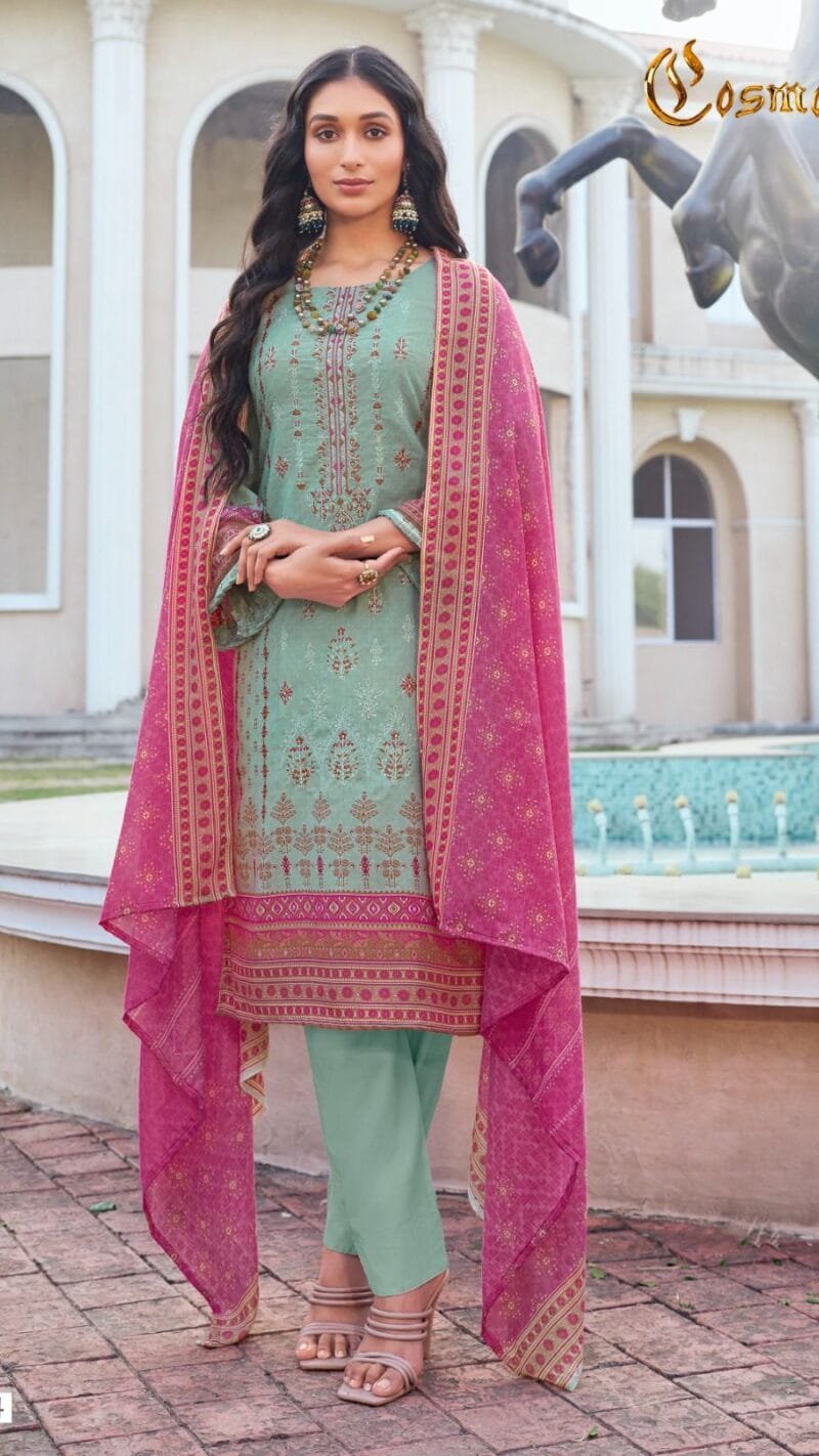 Noor Embroidered Vol 3Cosmos Fashion Best Wholesale Clothes Website USA
