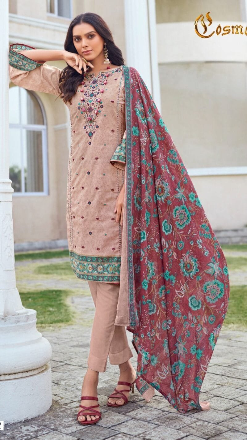 Noor Embroidered Vol 3Cosmos Fashion Best Wholesale Clothes Website USA