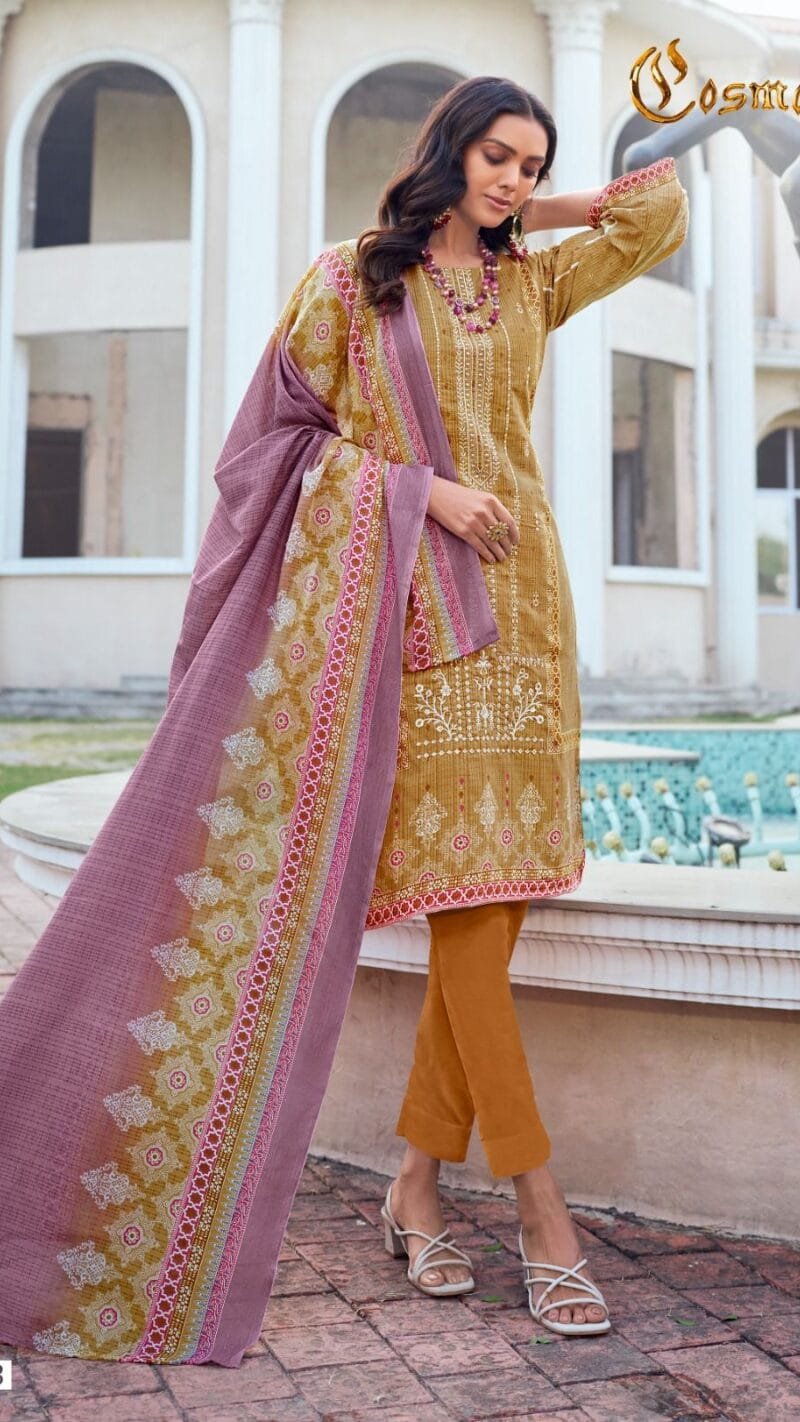 Noor Embroidered Vol 3Cosmos Fashion Best Wholesale Clothes Website USA